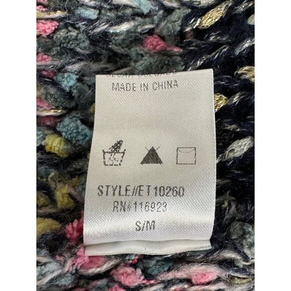 Easel Ombre Multi Color Chunky Knit Sweater S/M - Picture 6 of 8